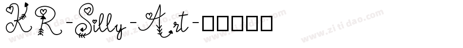 KR-Silly-Art字体转换