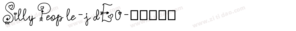 SillyPeople-jdE0字体转换
