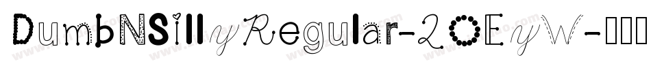 DumbNSillyRegular-2OEyW字体转换