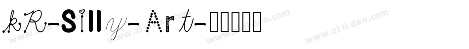 KR-Silly-Art字体转换