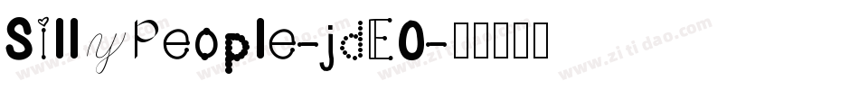 SillyPeople-jdE0字体转换