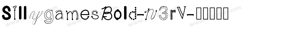 SillygamesBold-n3rV字体转换