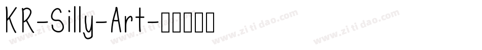 KR-Silly-Art字体转换