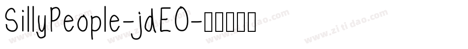 SillyPeople-jdE0字体转换