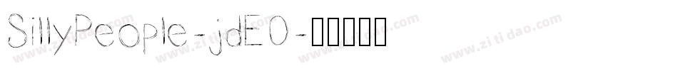 SillyPeople-jdE0字体转换