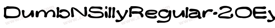 DumbNSillyRegular-2OEyW字体转换