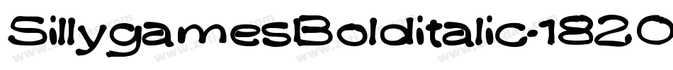 SillygamesBolditalic-1820字体转换
