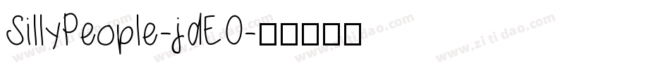 SillyPeople-jdE0字体转换