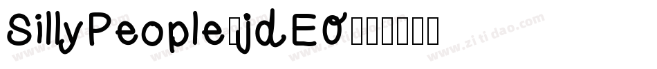 SillyPeople-jdE0字体转换