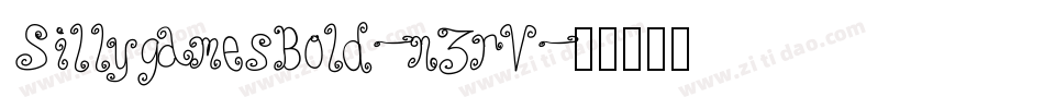 SillygamesBold-n3rV字体转换