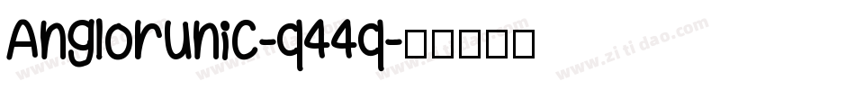 Anglorunic-q44q字体转换