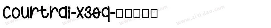 Courtrai-x30q字体转换
