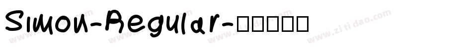 Simon-Regular字体转换
