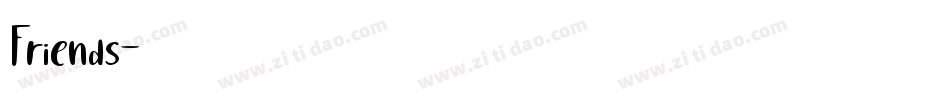 Friends字体转换
