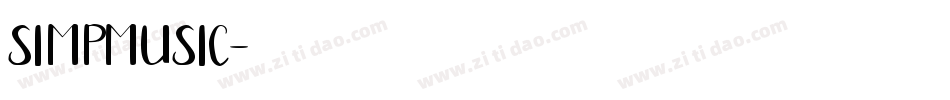 SIMPMUSIC字体转换