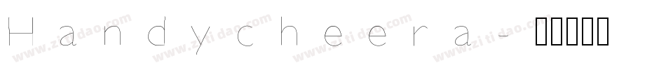 Handycheera字体转换