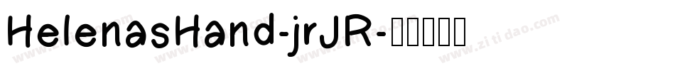 HelenasHand-jrJR字体转换