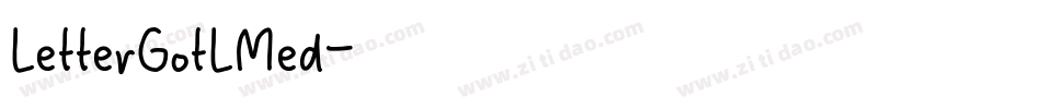 LetterGotLMed字体转换
