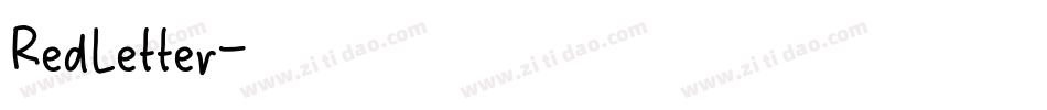 RedLetter字体转换