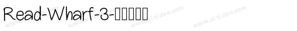 Read-Wharf-3字体转换