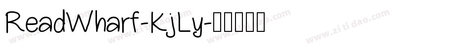 ReadWharf-KjLy字体转换