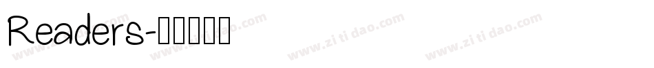 Readers字体转换