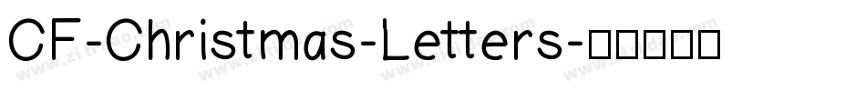 CF-Christmas-Letters字体转换