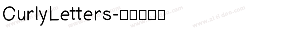 CurlyLetters字体转换