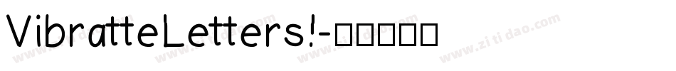 VibratteLetters!字体转换