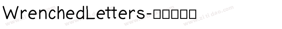WrenchedLetters字体转换