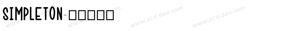 Simpleton字体转换