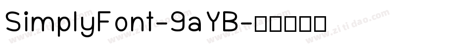 SimplyFont-9aYB字体转换