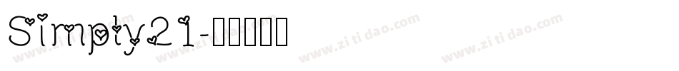Simply21字体转换