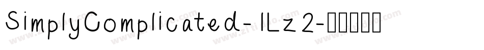 SimplyComplicated-1Lz2字体转换