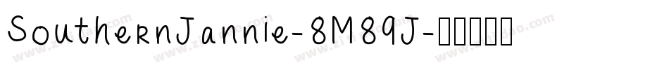 SouthernJannie-8M89J字体转换