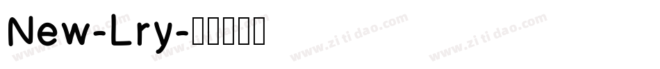 New-Lry字体转换