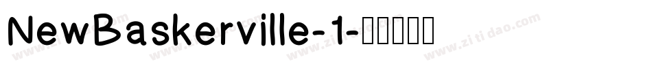 NewBaskerville-1字体转换