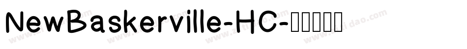 NewBaskerville-HC字体转换