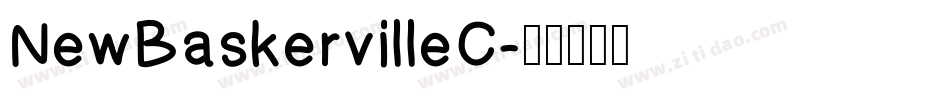 NewBaskervilleC字体转换