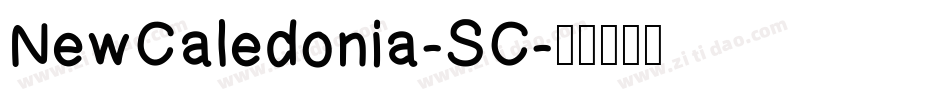 NewCaledonia-SC字体转换