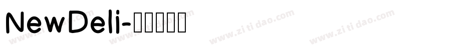 NewDeli字体转换