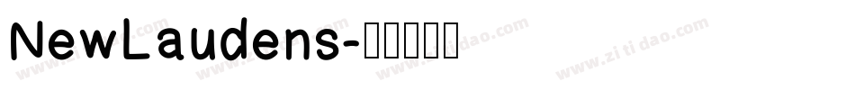 NewLaudens字体转换