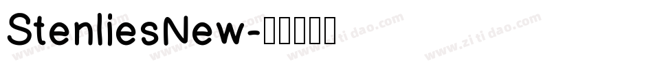 StenliesNew字体转换