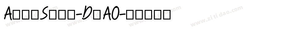 AminSina-DyA0字体转换
