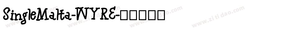 SingleMalta-WYRE字体转换