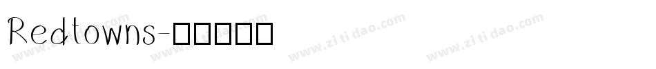 Redtowns字体转换