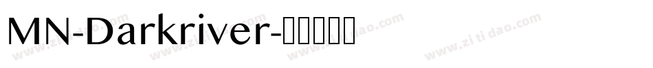 MN-Darkriver字体转换