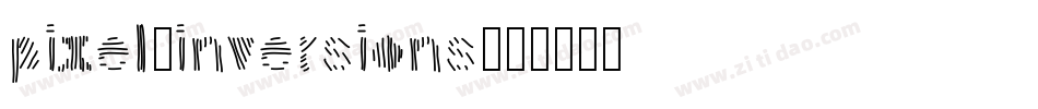 pixel-inversions字体转换