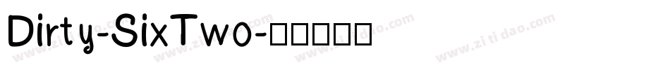 Dirty-SixTwo字体转换