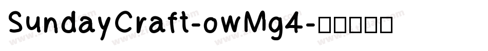SundayCraft-owMg4字体转换